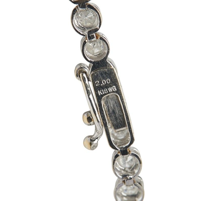 テニスブレスレット K18WG ホワイトゴールド レディース 1-0238236 NICORILABO_COM