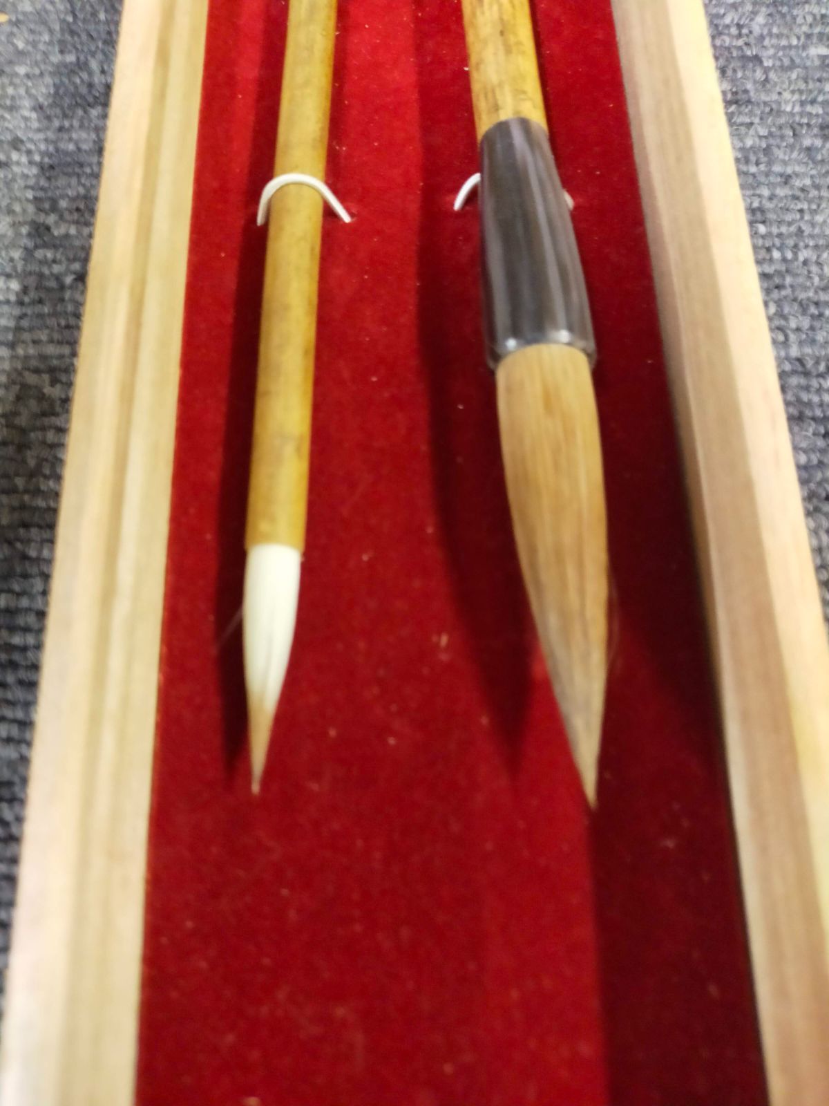 E05-20250718-77 【未使用・桐箱付】伝統工芸品 熊野筆 白龍 久宝堂製