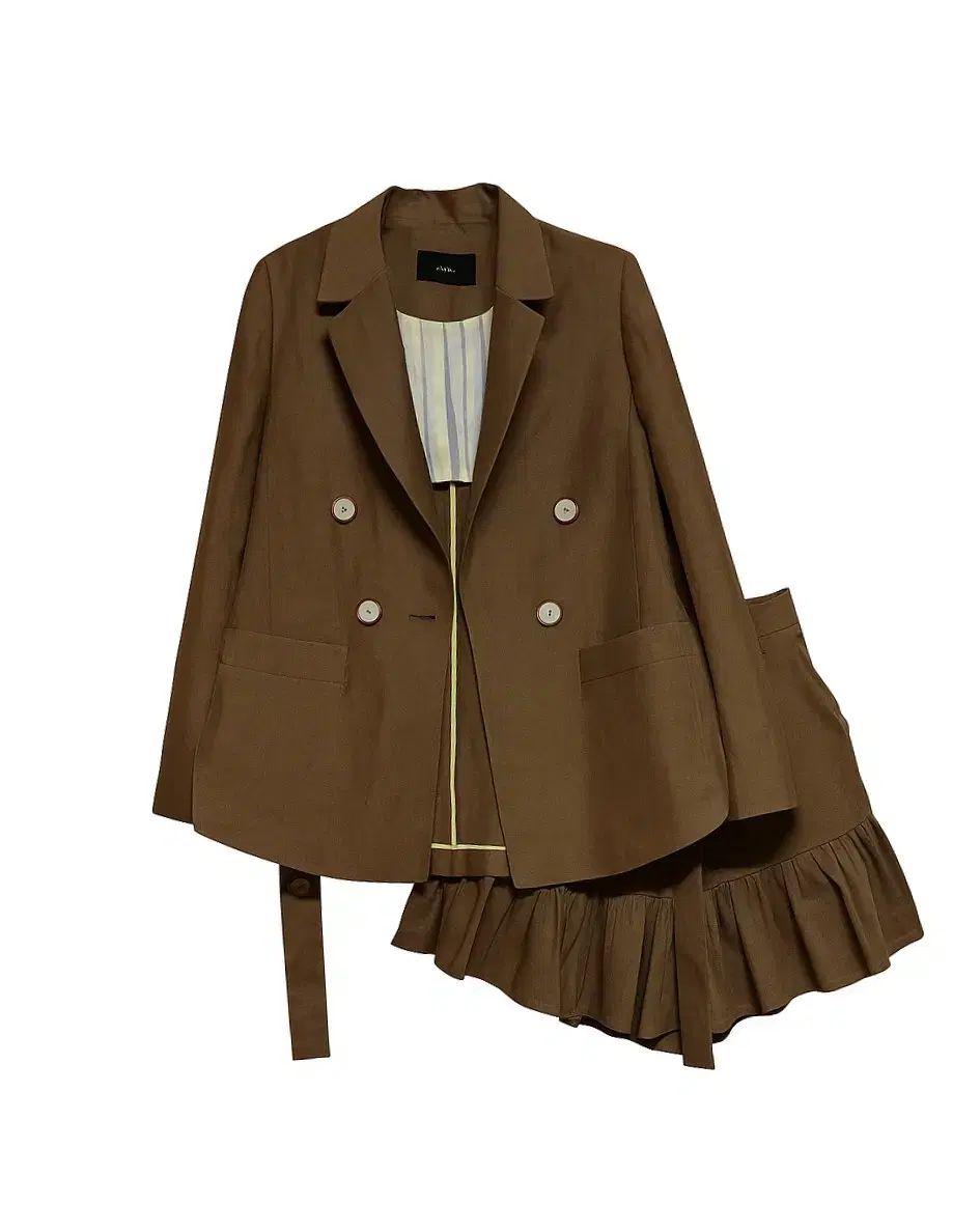 オッズセカンド O 2nd リネン ジャケット スカンツ セットアップ