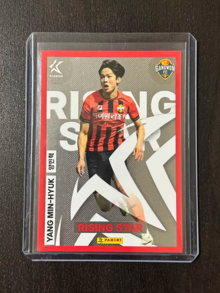 Panini パニーニ ヤン ミンヒョク レッド チンルーキー カード