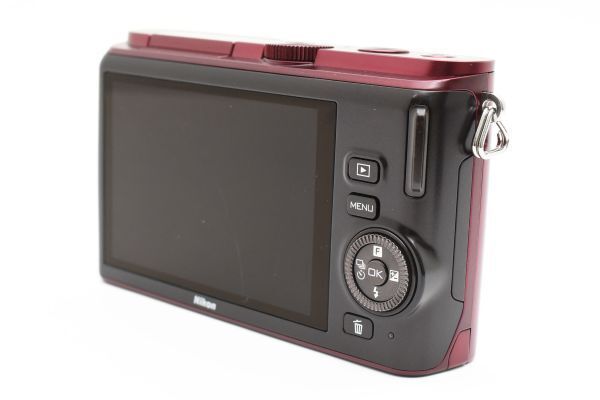 美品 ニコン NIKON J3 ボディ レッド ミラーレスカメラ【動作