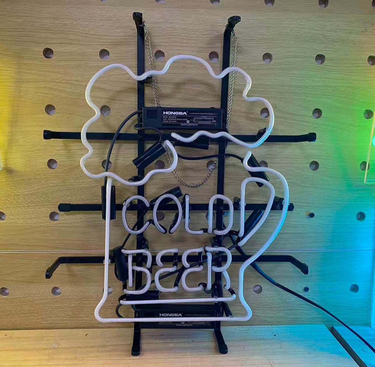 オーダーメイド ネオンサイン COLD BEER ビールジョッキ ガラスライト インテリア NEXPOTALLINN_EU