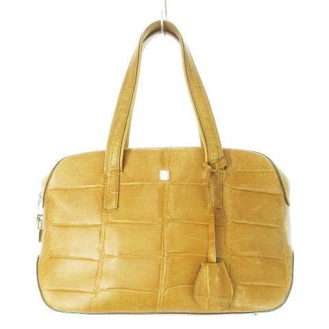 AIGNER アイグナー　ボストン　レザー　ブラウン　茶色 AIGNER - AIGNER アイグナー 本革 レザー ボストン バッグ