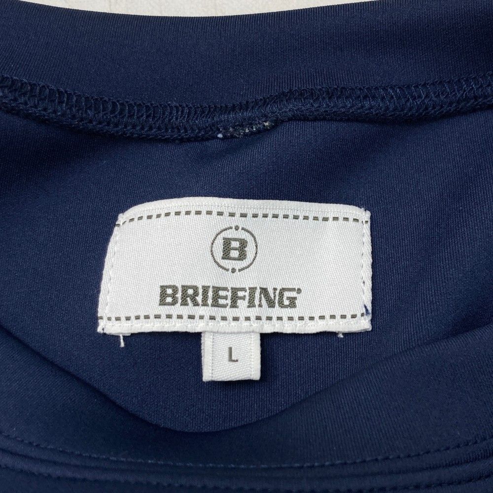 BRIEFING GOLF スウェット 長袖トレーナー S ネイビー（BRIEFING