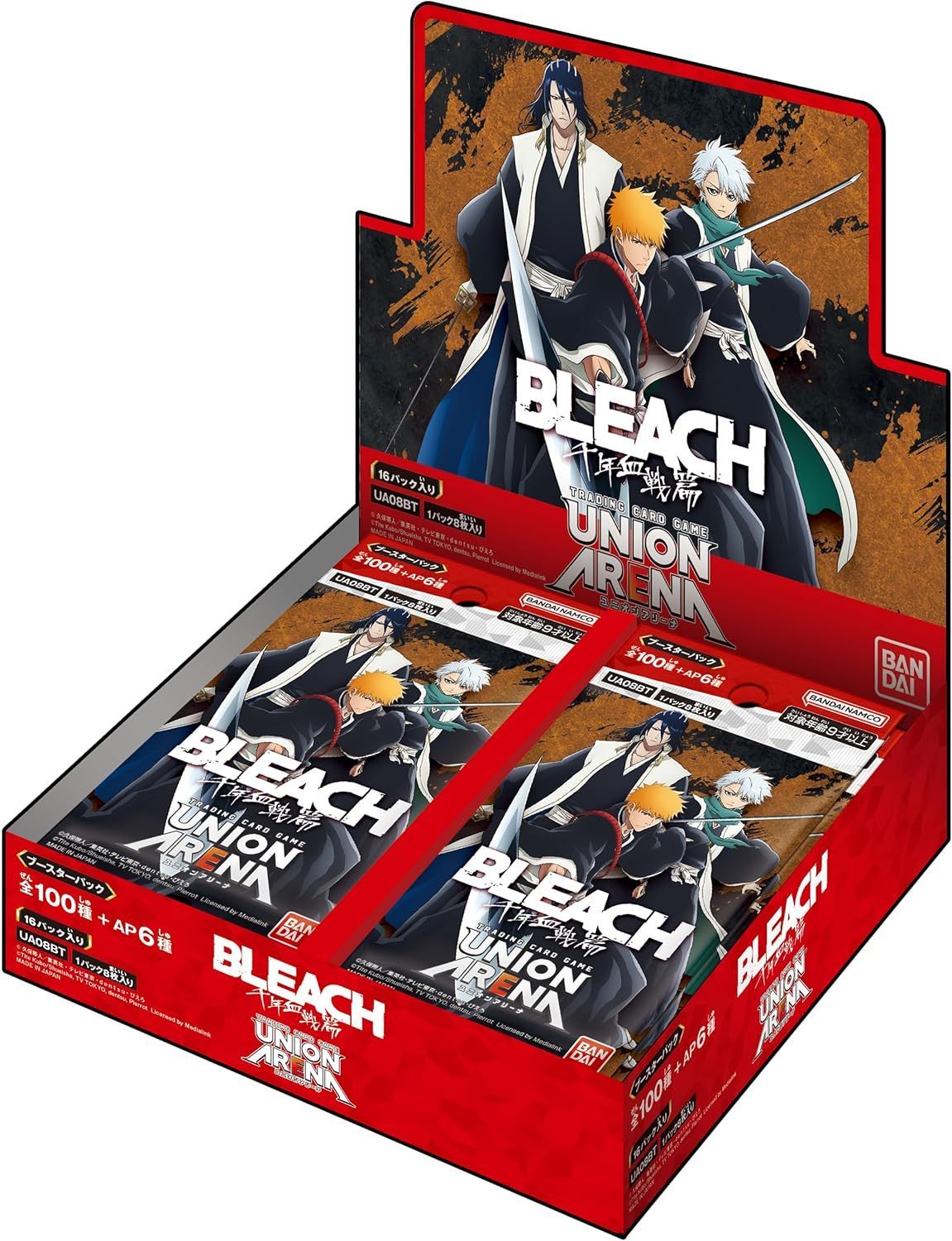 UNION ARENA BLEACH 千年血戦篇 ブースターパック UA08BT BOX販売 新品未開封 テープ付き