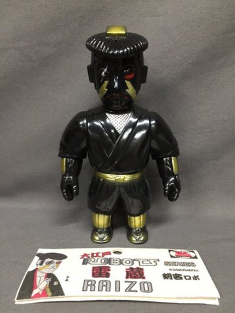 SamuraiDoll 大江戸ROBOTSシリーズ RAIZO 雷蔵 黒成型|銀|金|赤