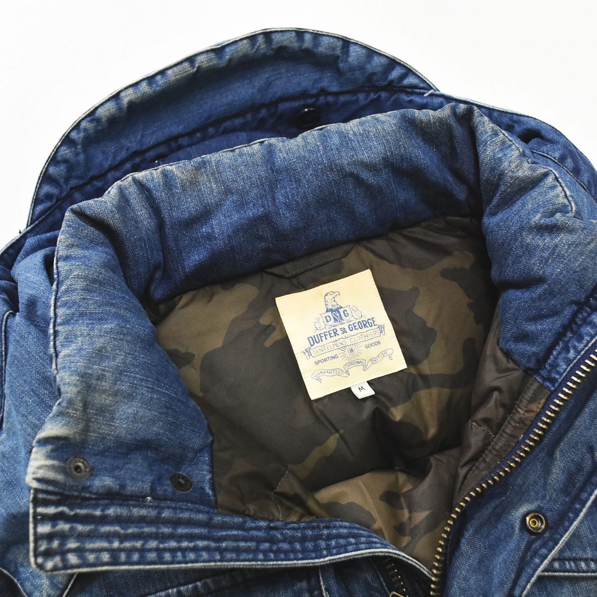 ダファー オブ セントジョージ THE DUFFER St. GEORGE 裏迷彩柄 デニム