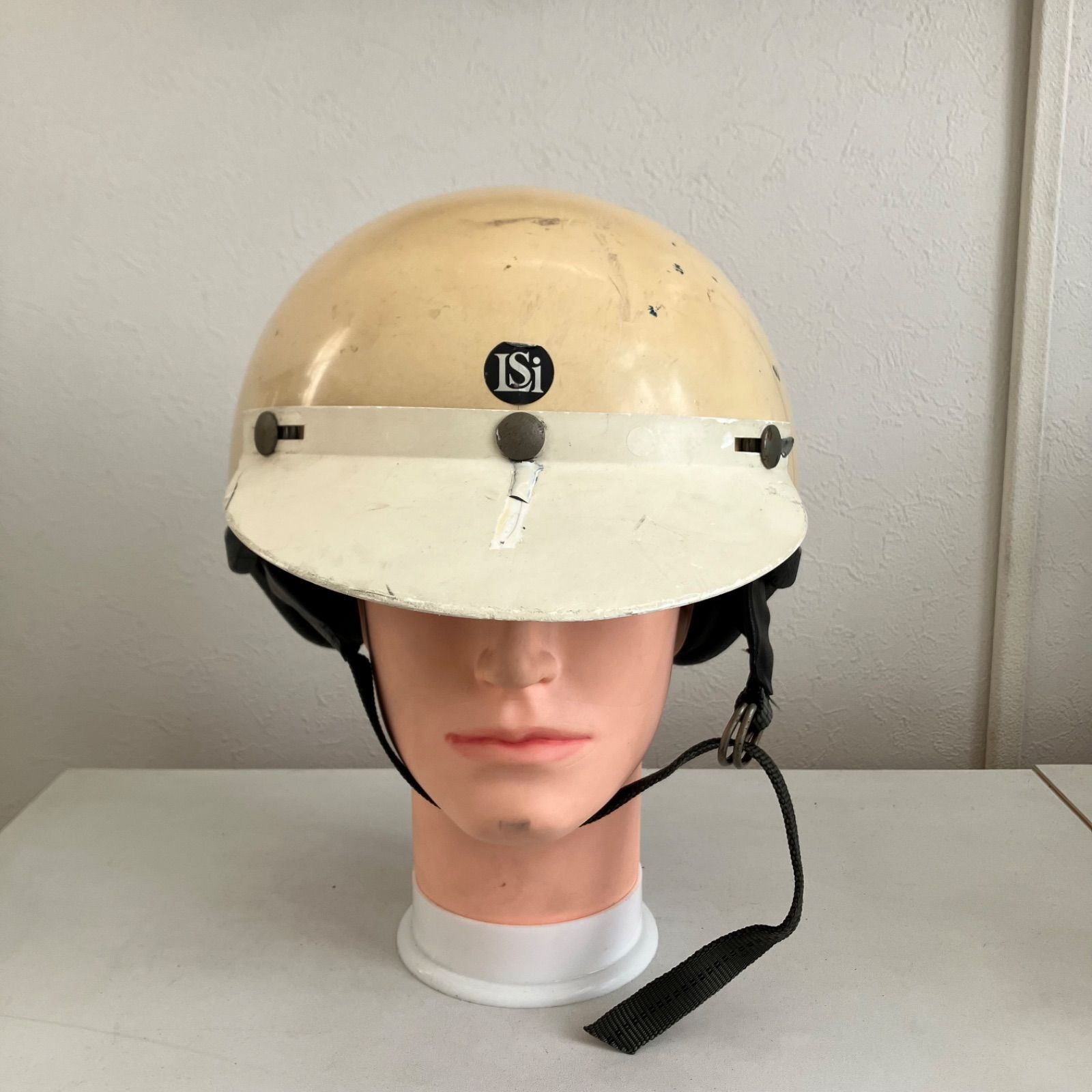 SALL 希少　ビンテージ　ヘルメット　1960'S McHAL?　Jockey 　CALIENTE! Helmet Harley-Davidson 　アンティーク　Mサイズ