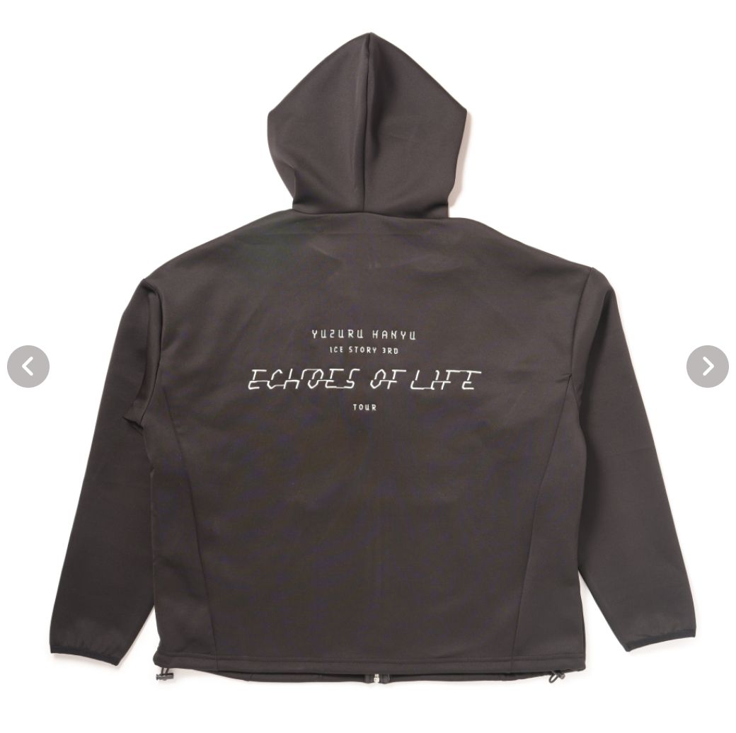 羽生結弦　EchoesofLIFE ジップパーカーMサイズ　ホワイト Echoes of Life ジップパーカー | Echoes of Life OFFICIAL SHOP