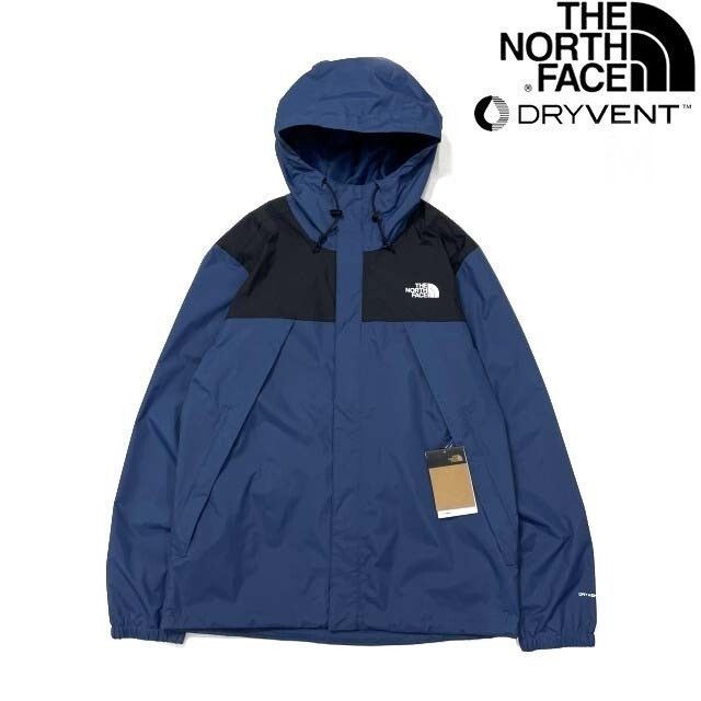 新品 ノースフェイス XL マウンテンパーカー ブルー DRYVENT 即決 ノースフェイス マウンテンパーカー BLU/XLサイズ 防水 ドット