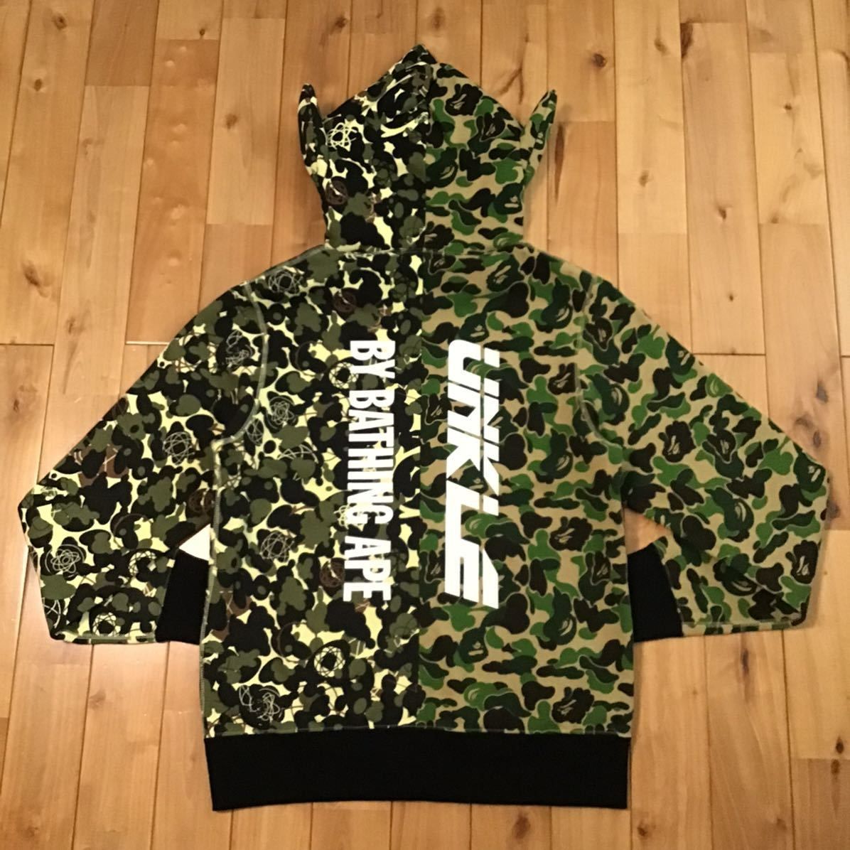 エイプ シャークパーカー APE 迷彩 M APEシャーク迷彩フルジップパーカー