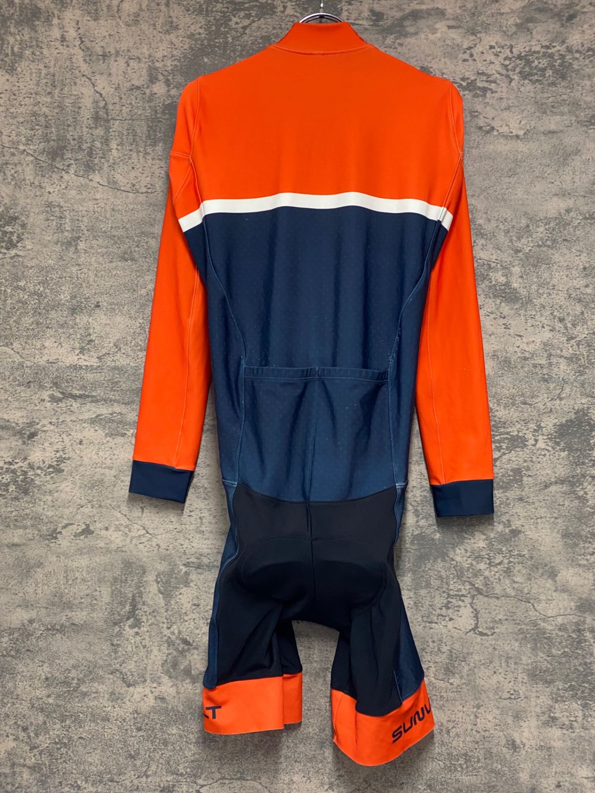 JC671 サンボルト SUNVOLT 長袖 ワンピース オレンジ L 裏起毛