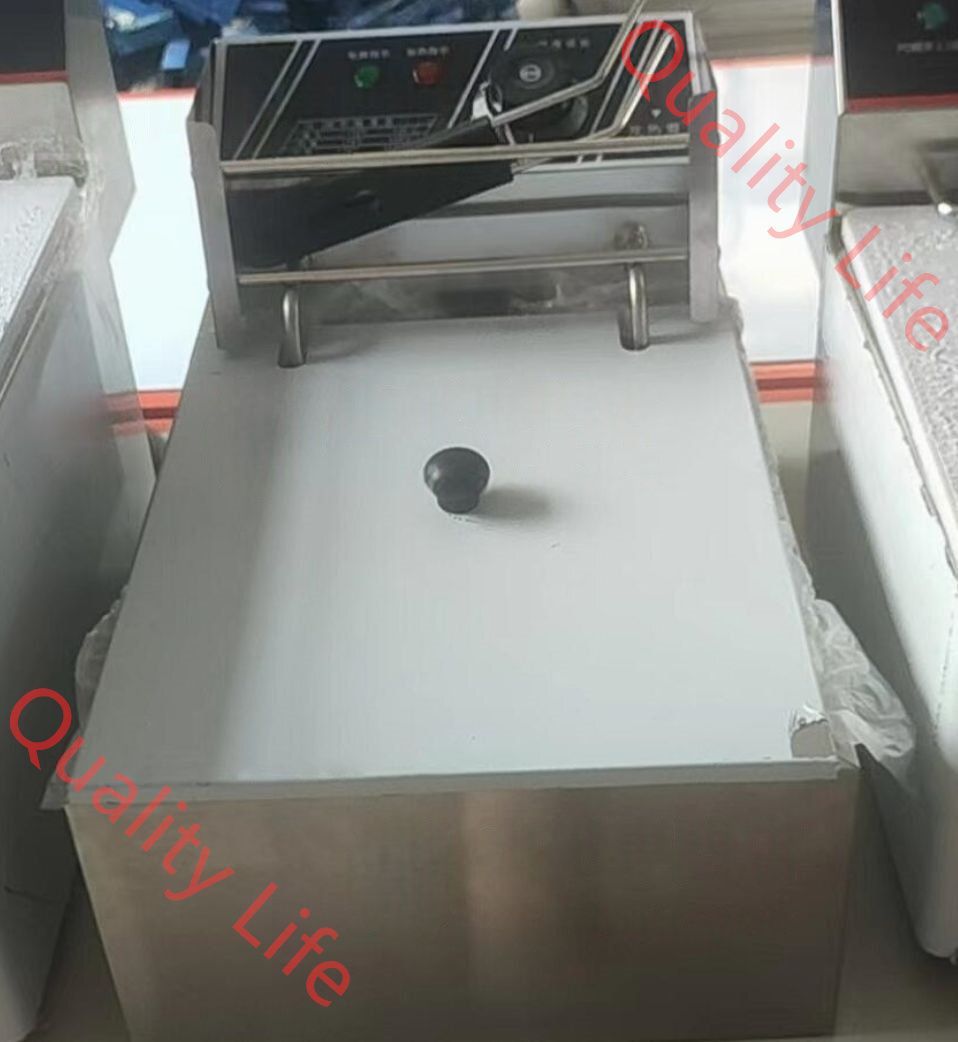 卓上型 電気フライヤー 1槽式 6L 揚げ物天ぷら 単相 100V|業務用|厨房機器|飲食店