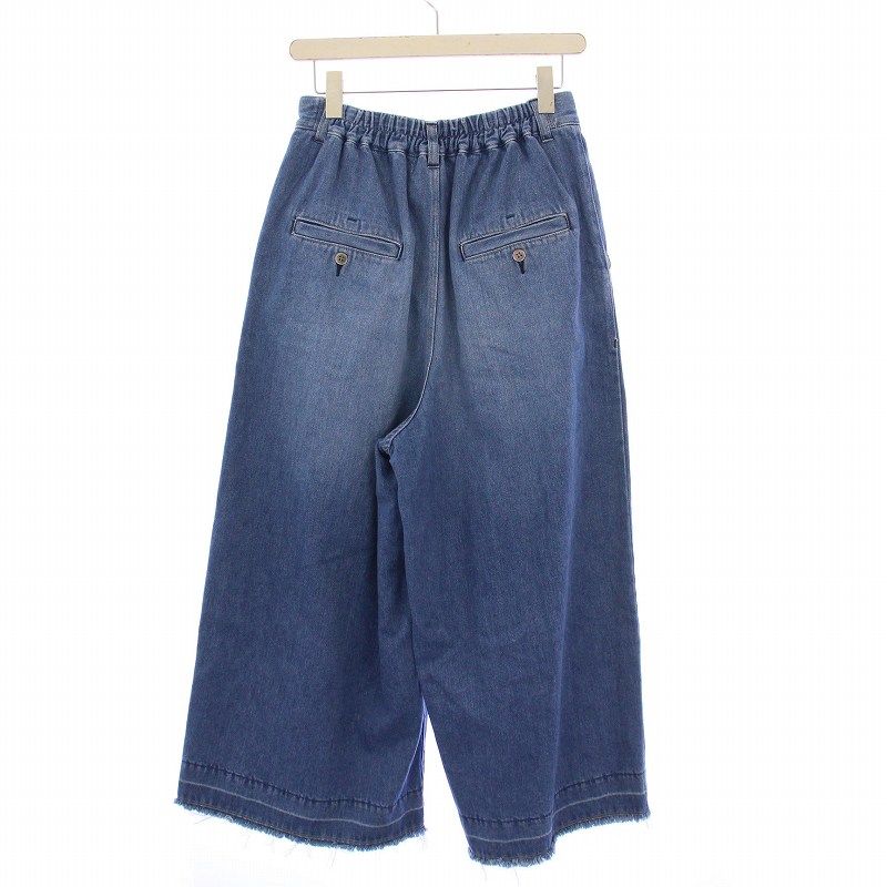 ズッカ zucca ワイドパンツ デニムパンツ ジーンズ ジップフライ