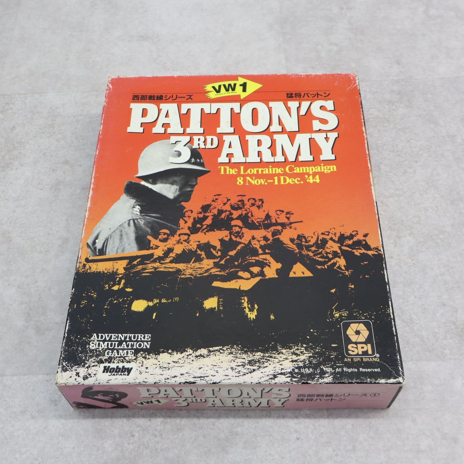 本 PATTON'S 3RD ARMY ボードゲーム