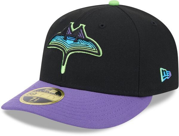 【送料無料】 ニューエラ メンズ 帽子 アクセサリー New Era Men's Tampa Bay Rays 2024 City Connect Low Profile 59Fifty Fitted Hat