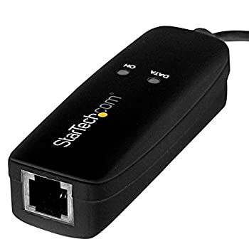 StarTech.com USB Faxモデム USB 2.0 56K V92モデムアプター 外付けアナログモデム USB56KEMH2