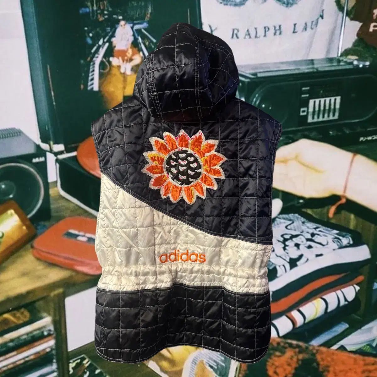 adidas(アディダス) 90s フィアット フラワー フード ベスト ( L 
