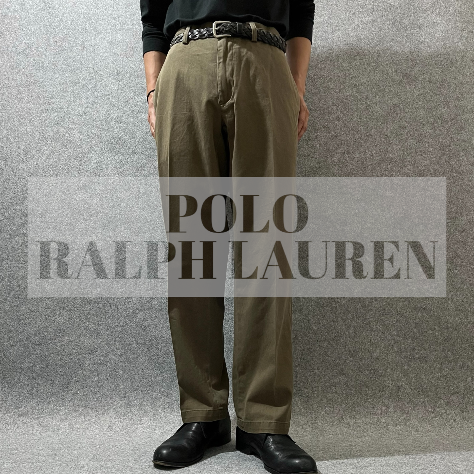 低価格で大人気の ポロラルフローレン POLO 極太 チノパン メンズ W42