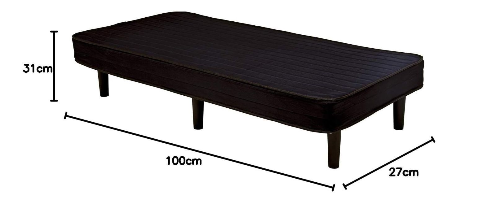 ボンネルコイルマットレスベッド KMB-3105BK