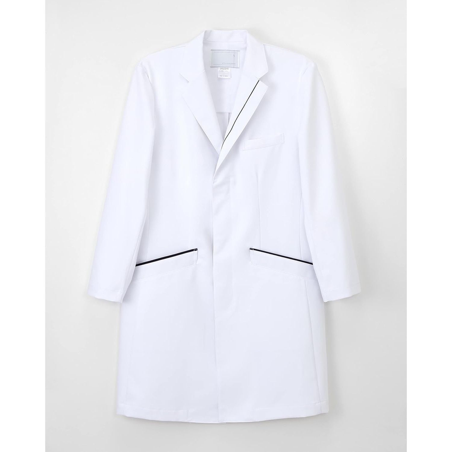 男子シングルドクターコート 30-1002-77 ナガイレーベン CJ-3370 S Tネイビー