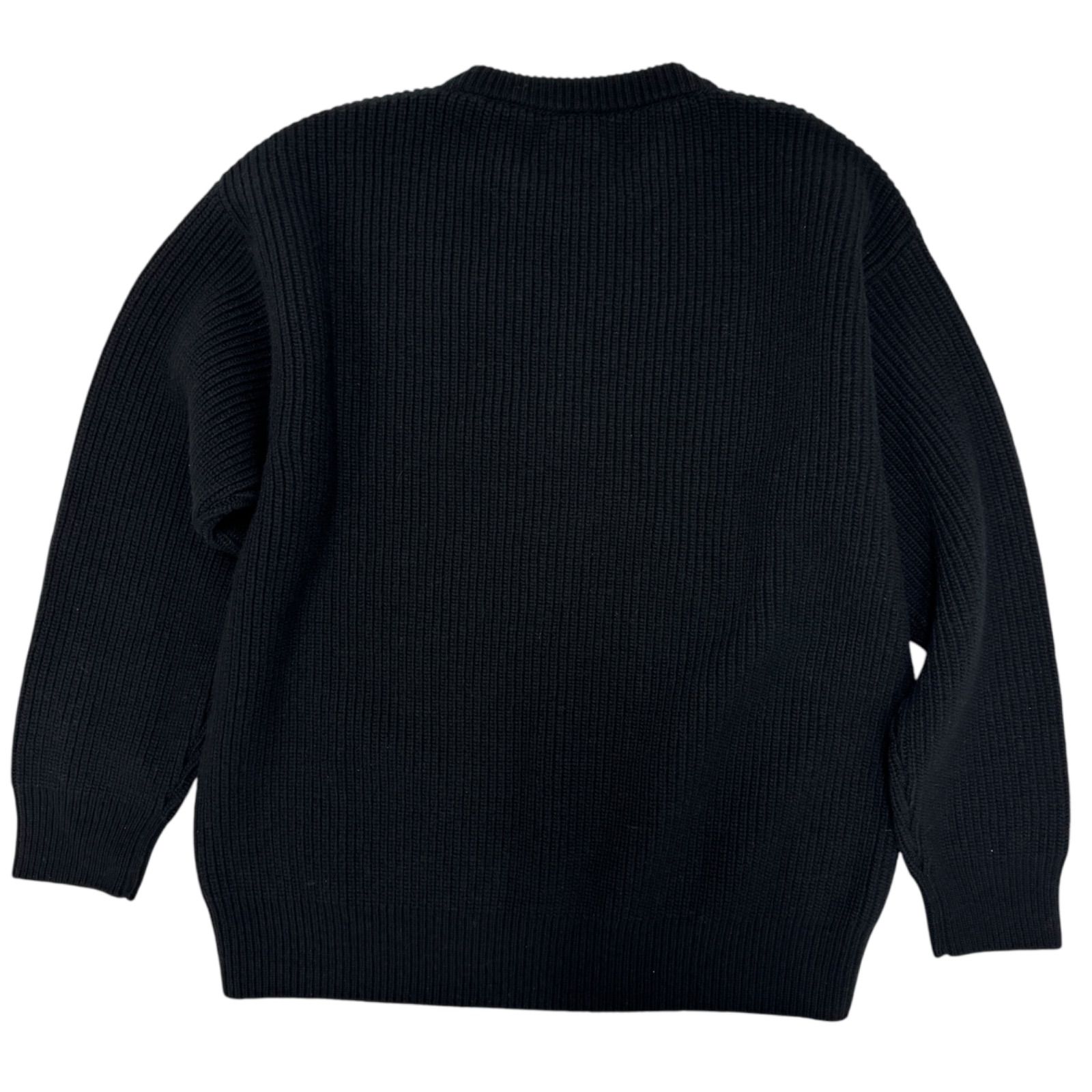 セリーヌceline 21aw オーバーサイズニット　xs　エディスリマン 美品 21AW セリーヌバイエディスリマン CELINE ロゴワッペン