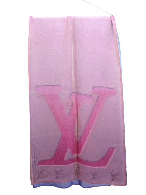 Louis Vuitton シルクバンダナ ピンク Louis Vuitton シルク スカーフ ピンク - メルカリ