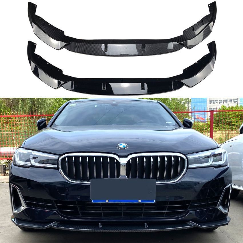 BMW 5シリーズ G30 G31 後期 2021 520i 525i 530i 前バンパー 前リップ 外装パーツ PP ーボンファイバー調 |6.19
