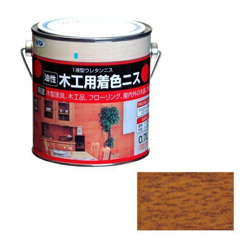 アサヒペン 油性木工用着色ニス 0．7Lゴールデンオーク