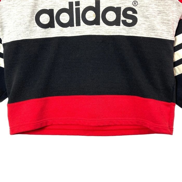 ☆adidas アディダス デサント製 カラー切替 プルオーバー