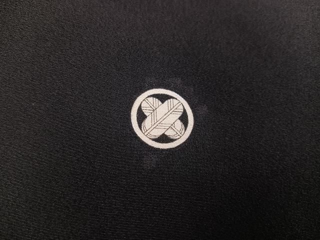 平和屋着物○本加賀友禅作家 奥原一就 黒留袖 花鳥文 正絹