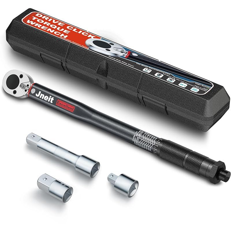 Jneit トルクレンチ 車 バイク 差込角9.5 mm (3/8インチ) 10-140