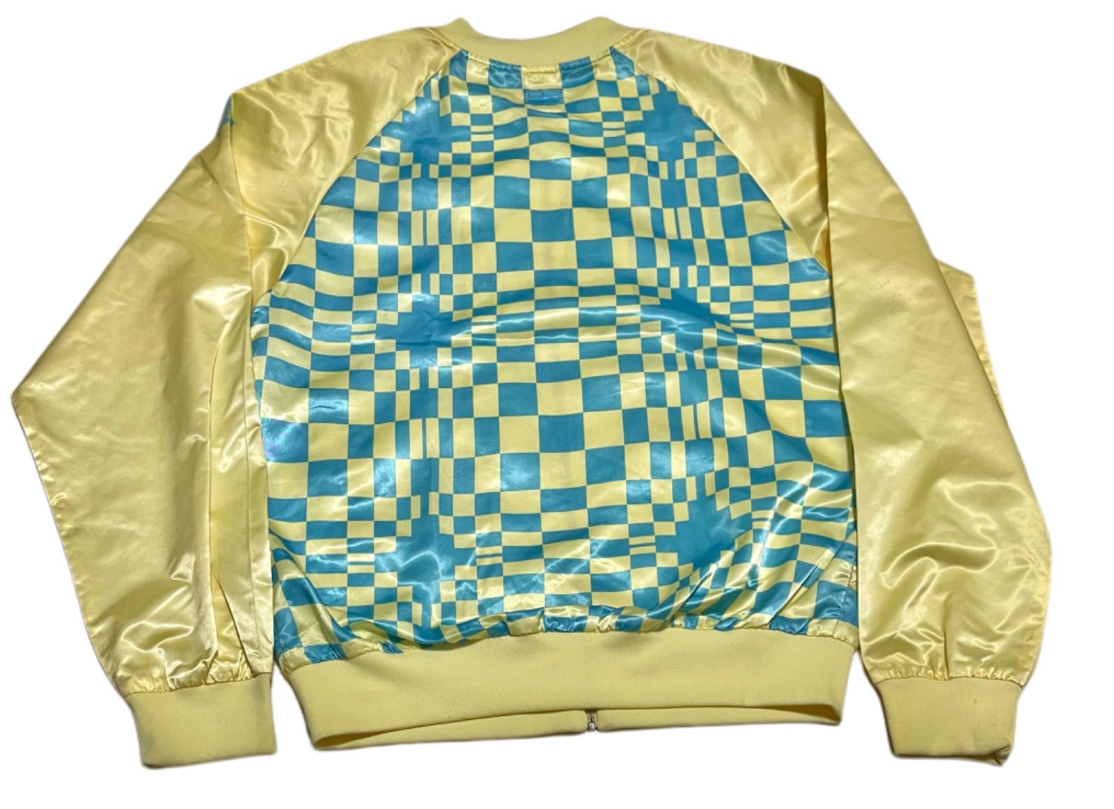 adidas チェッカーフラッグ サイケ調 ブルゾン PVC ナイロン - メルカリ