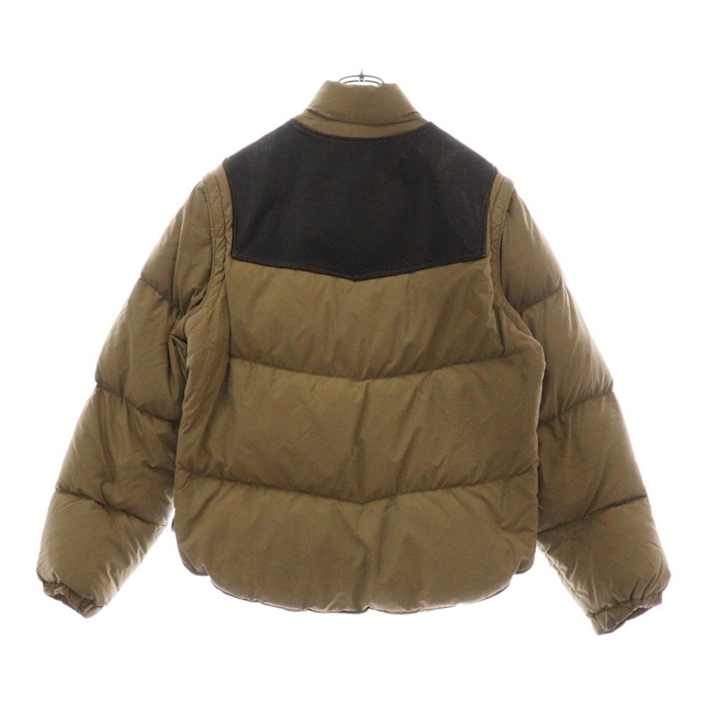 SCHOTT (ショット) 90S USA製 2WAY レザー ダウンベストジャケット