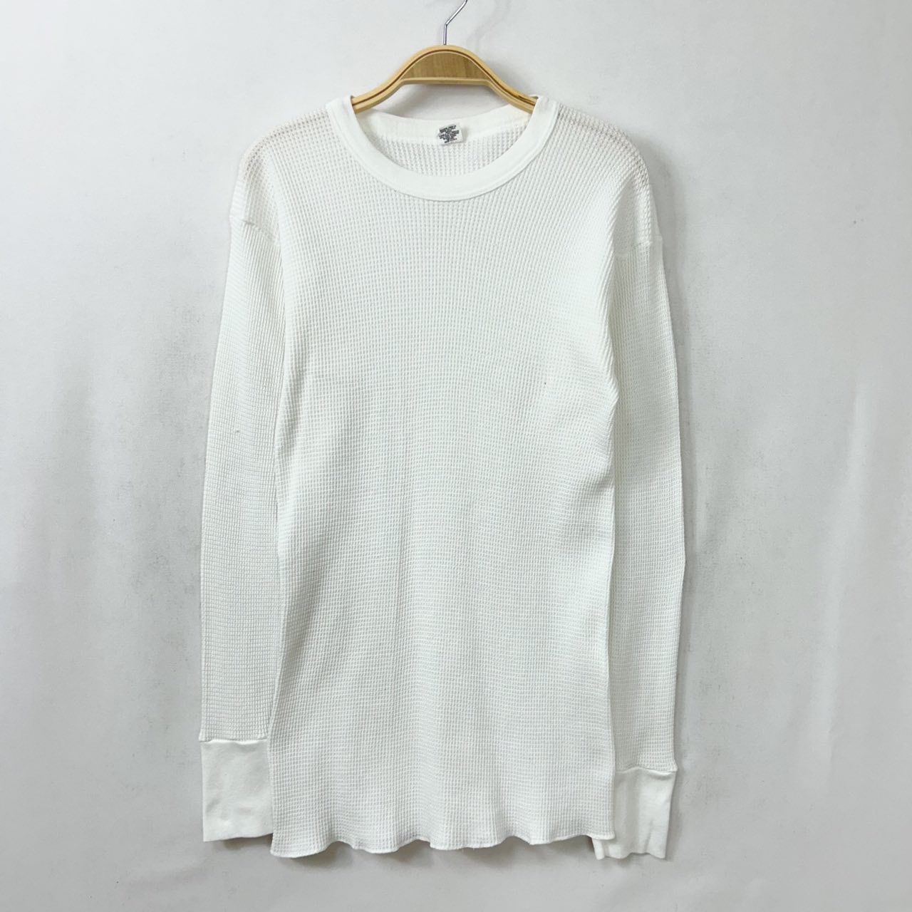 80s 80年代 USA製 アメリカ製 Hanes ヘインズ 長袖 サーマル ワッフル