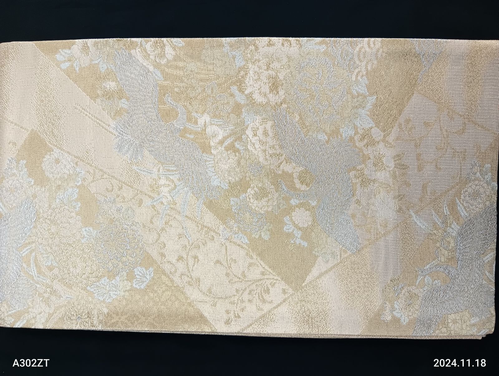 正絹 袋帯 金属糸使用 礼装用 両面 １８－６８