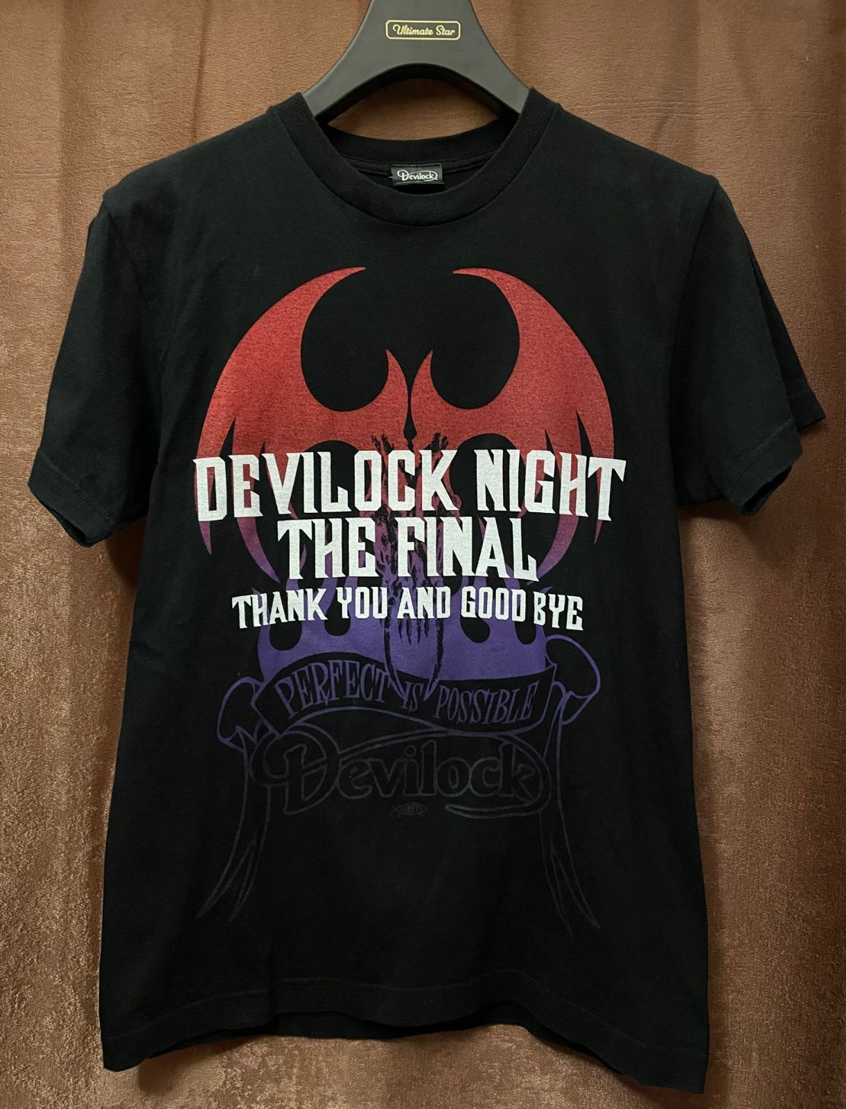 激レア Devilock Night The Final ライブTシャツ ブラック Sサイズ 