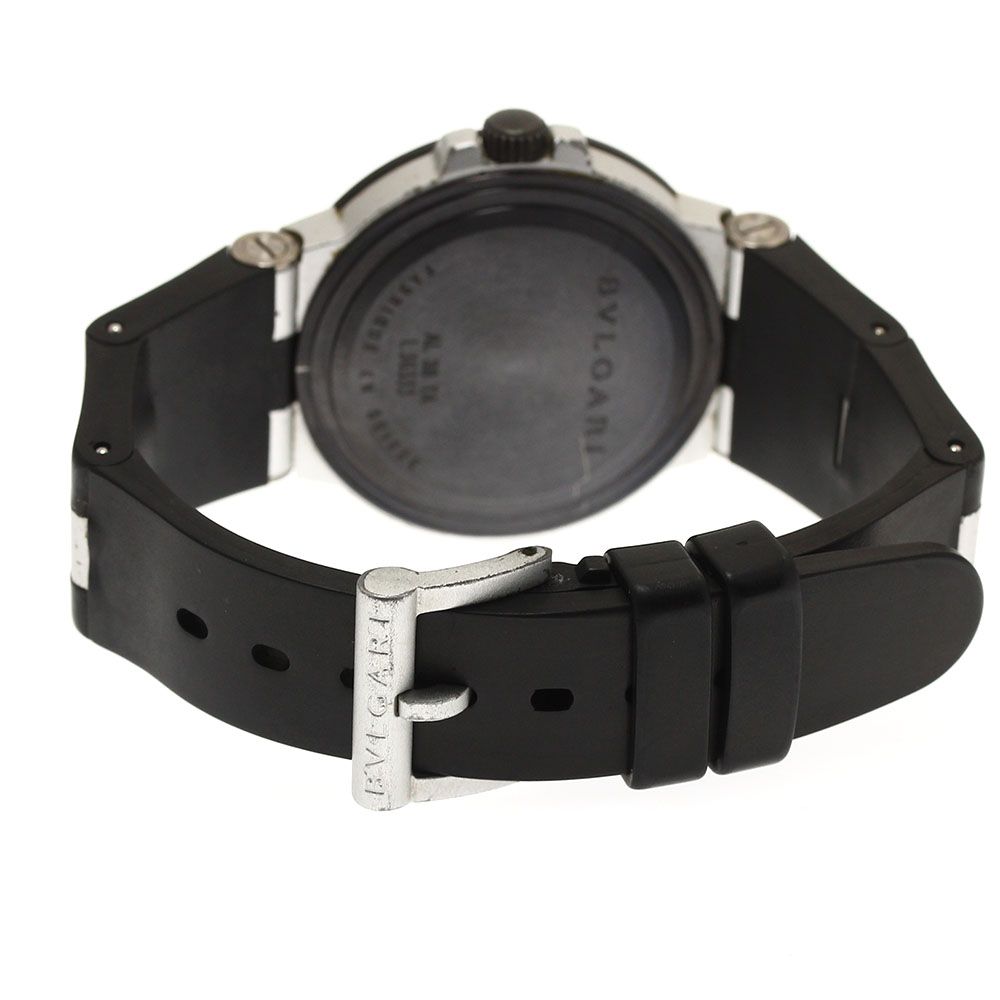 ブルガリ BVLGARI AL38TA アルミニウム デイト 自動巻き メンズ_874116