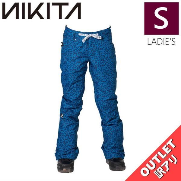 【OUTLET】 NIKITA CEDAR SLIM PNT カラー:BLUE CHEETAH Sサイズ  レディース スノーボード スキー パンツ PANT アウトレット