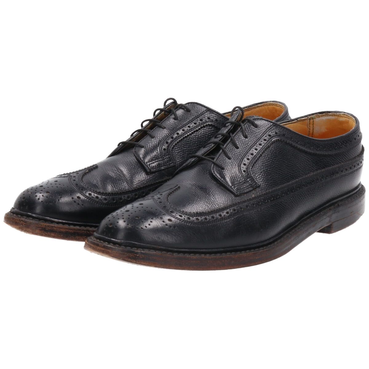 FLORSHEIM IMPERIAL ウィングチップ 9 1/2 D ビンテージ70's○DEADSTOCK FLORSHEIM IMPERIALウィングチップ