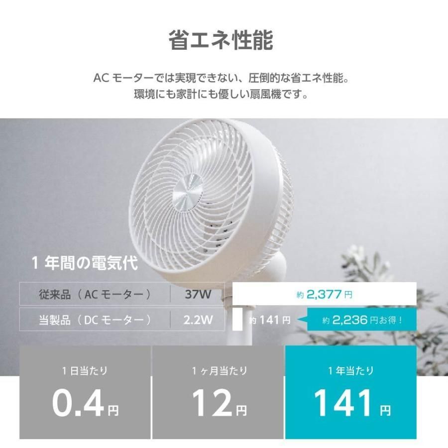 3d首振り リビング扇風機