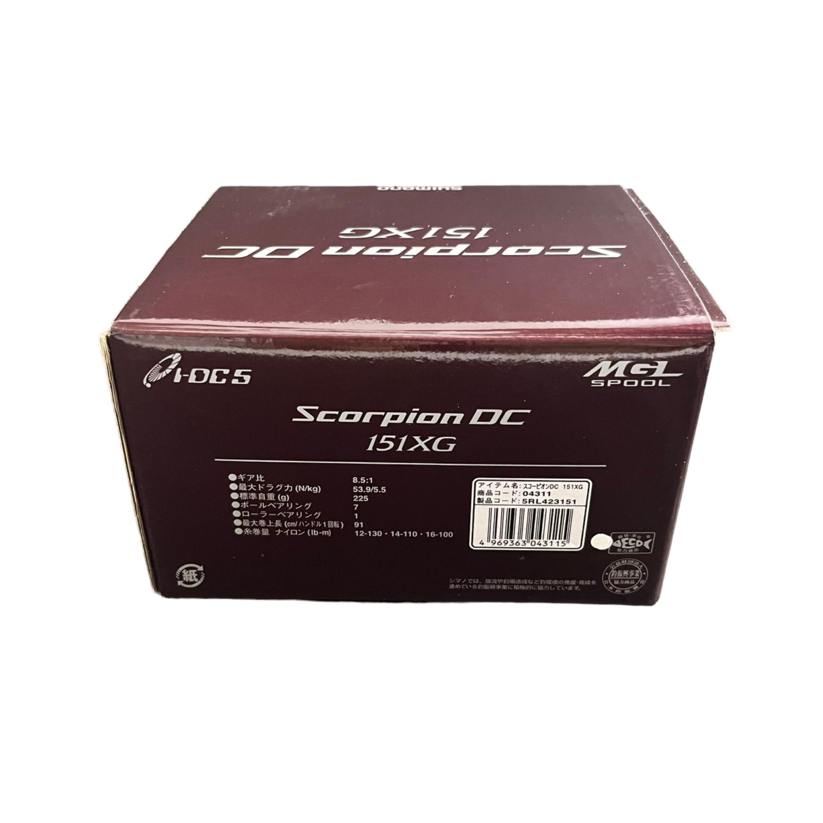 21スコーピオンDC151HG　左巻き　箱、保証書、説明書付き 中古】シマノ 21 スコーピオンDC 151XG 左巻き【おまけ付き】 - メルカリ