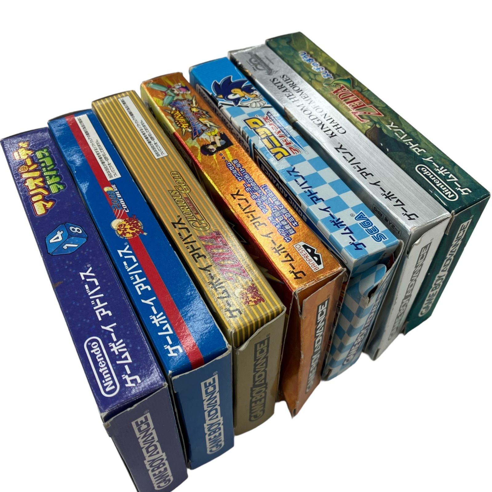 186000 GBA ゲームボーイアドバンスソフト 7本まとめ売り - メルカリ