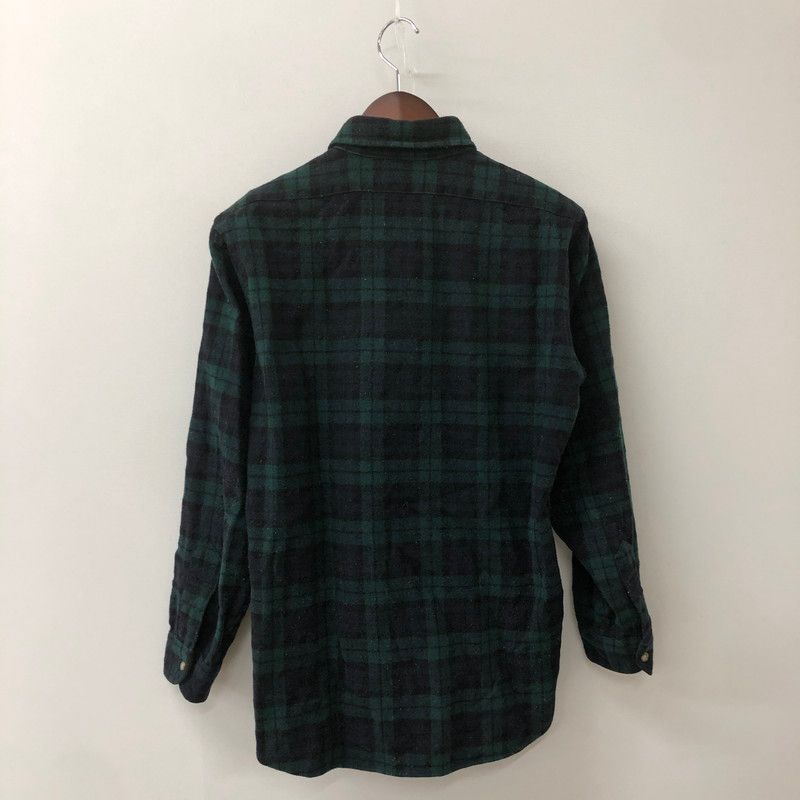品 PENDLETON ペンドルトン 70 s BLACK WATCH L S WOOL SHIRT VINTAGE 70年代 ブラックウォッチ ロングスリーブ ウールシャツ 長袖 トップス 片ポケット 145-250924-yo-09-tei
