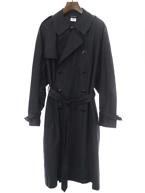 VETEMENTS ヴェトモン ダブルブレストオーバーサイズトレンチ
