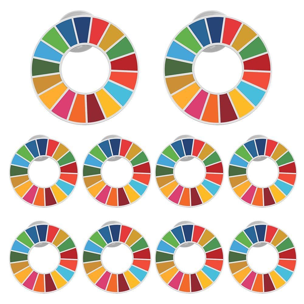 SDGs ピンバッジ 国連 バッチ バッジ(20個) - 1