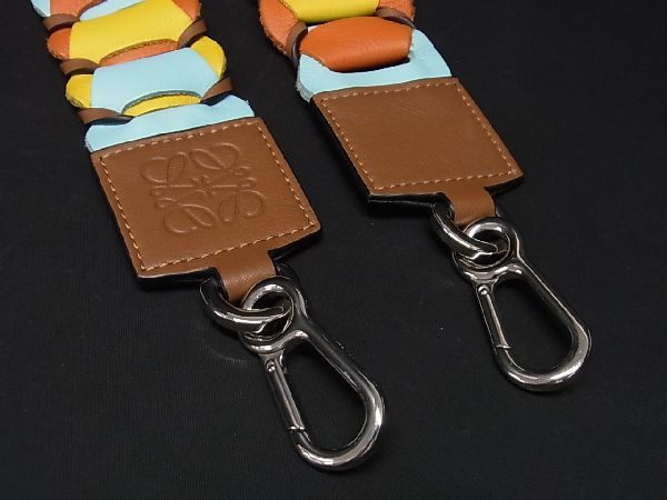 □新品同様□ LOEWE ロエベ アナグラム レザー バッグ用 ショルダー  