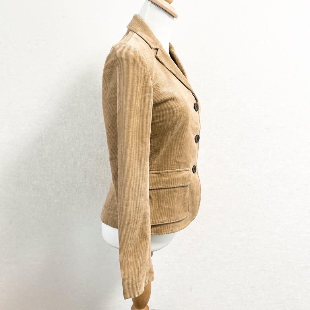 極美品 theory セオリー コーデュロイ ジャケット ベージュ 綿 XS 