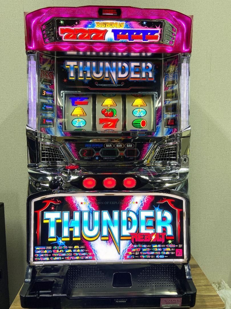 THUNDER V REBOLT　サンダーＶリボルト　アクロス　スロット　実機