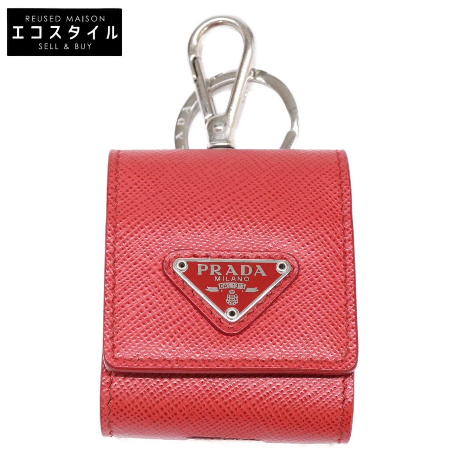 PRADA プラダ　トライアングルロゴ　キャリーケース　サフィアーノ レッド Prada Saffiano Travel Carry Bag Case Suitcase Red 49x37x19cm